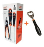 Set Pinza + 2 Destornilladores BAHCO 2628G-B192 Destapador de Regalo